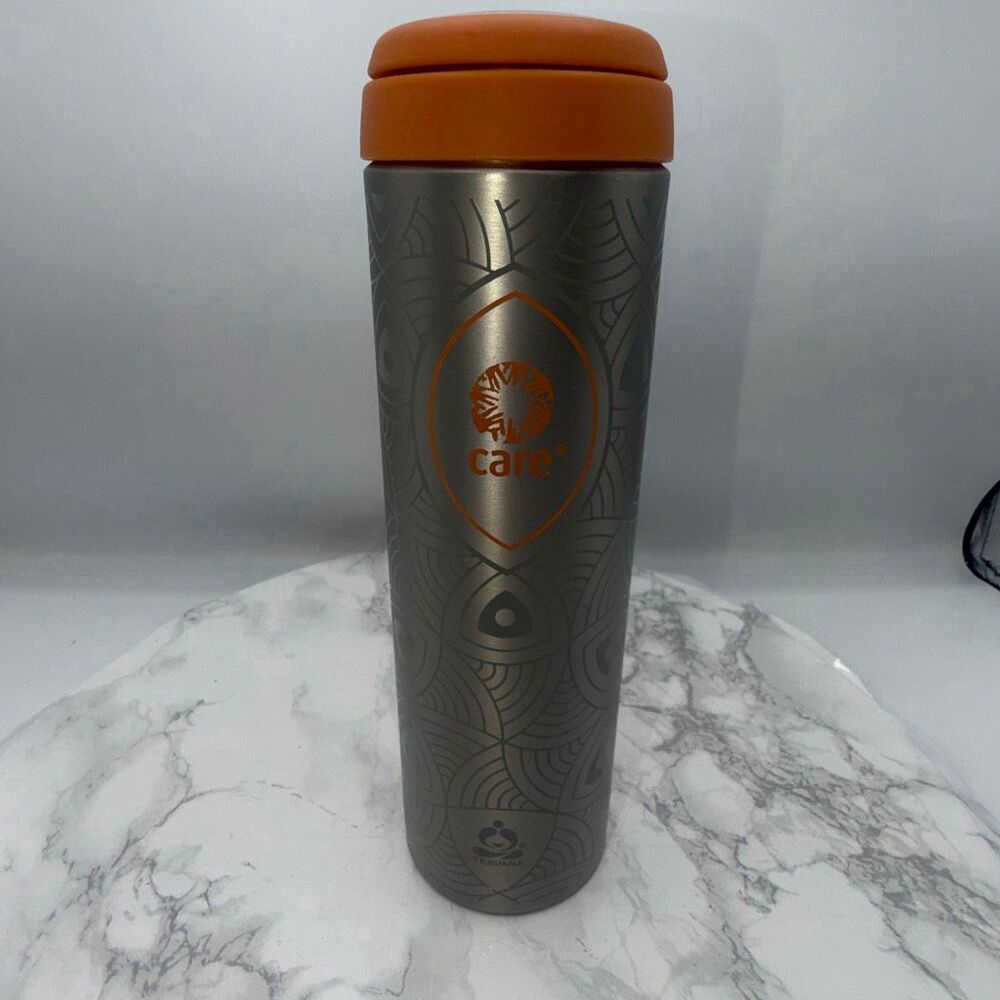 TEAVANA 14 oz Stainless Steel “Care Africa” Infuser Tumbler-NWT!